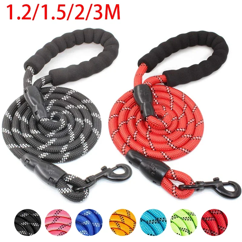 120/150/200/300 cm Pet Reflective Traction Rope Small and medium-sizedmulti-color dog chain sponge handle dog leash Pet Products
120/150/200/300 cm Pet Reflective Traction Rope Small and medium-sizedmulti-color dog chain sponge handle dog leash Pet Products