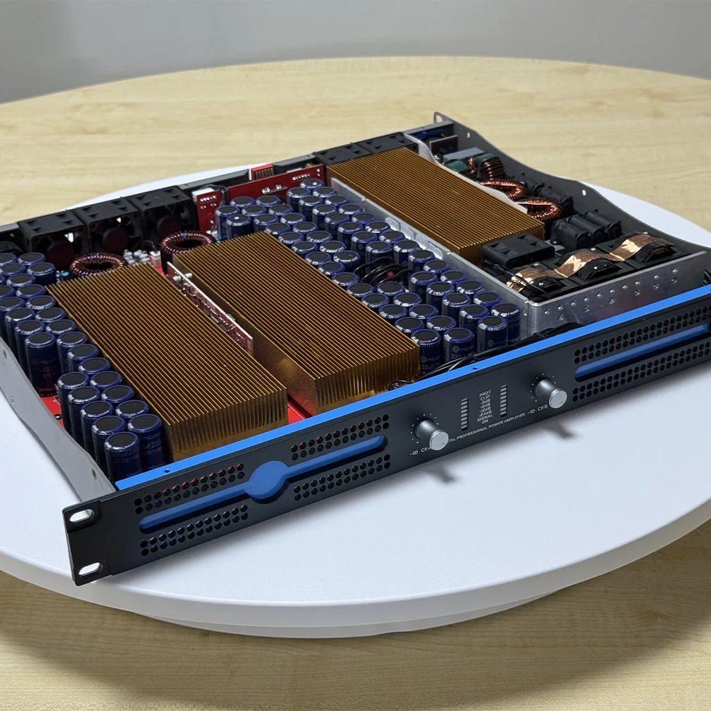 2-Channel 1U Concert Stage Performance Big Power Amplifier 1500W Double-Transformer Class D Passive AC Power 8ohm 4ohm Metal
2-Channel 1U Concert Stage Performance Big Power Amplifier 1500W Double-Transformer Class D Passive AC Power 8ohm 4ohm Metal