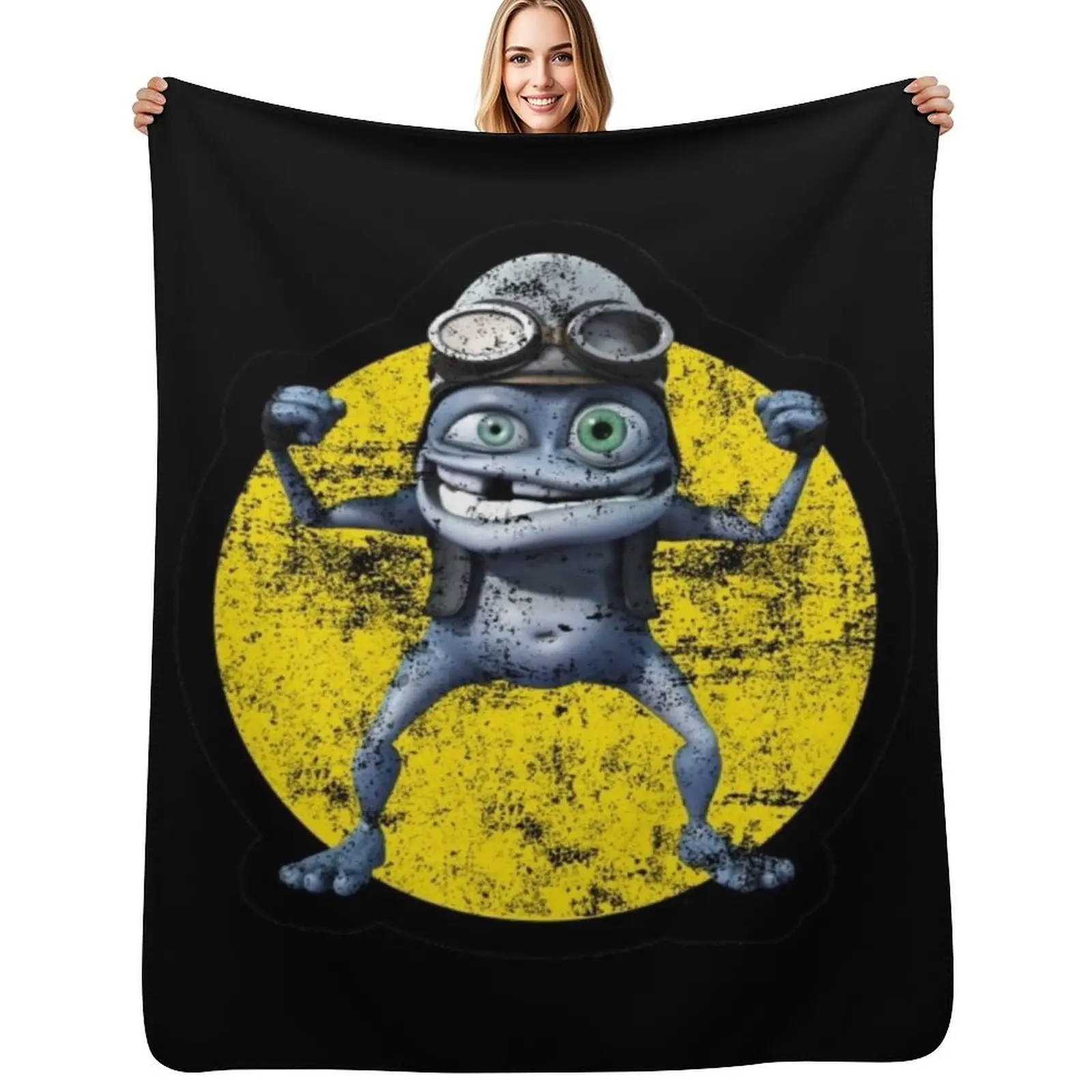 Crazy Frog 4 Throw Blanket Camping Quilt Retros Thermals For Travel Blankets 
Crazy Frog 4 Throw Blanket Camping Quilt Retros Thermals For Travel Blankets