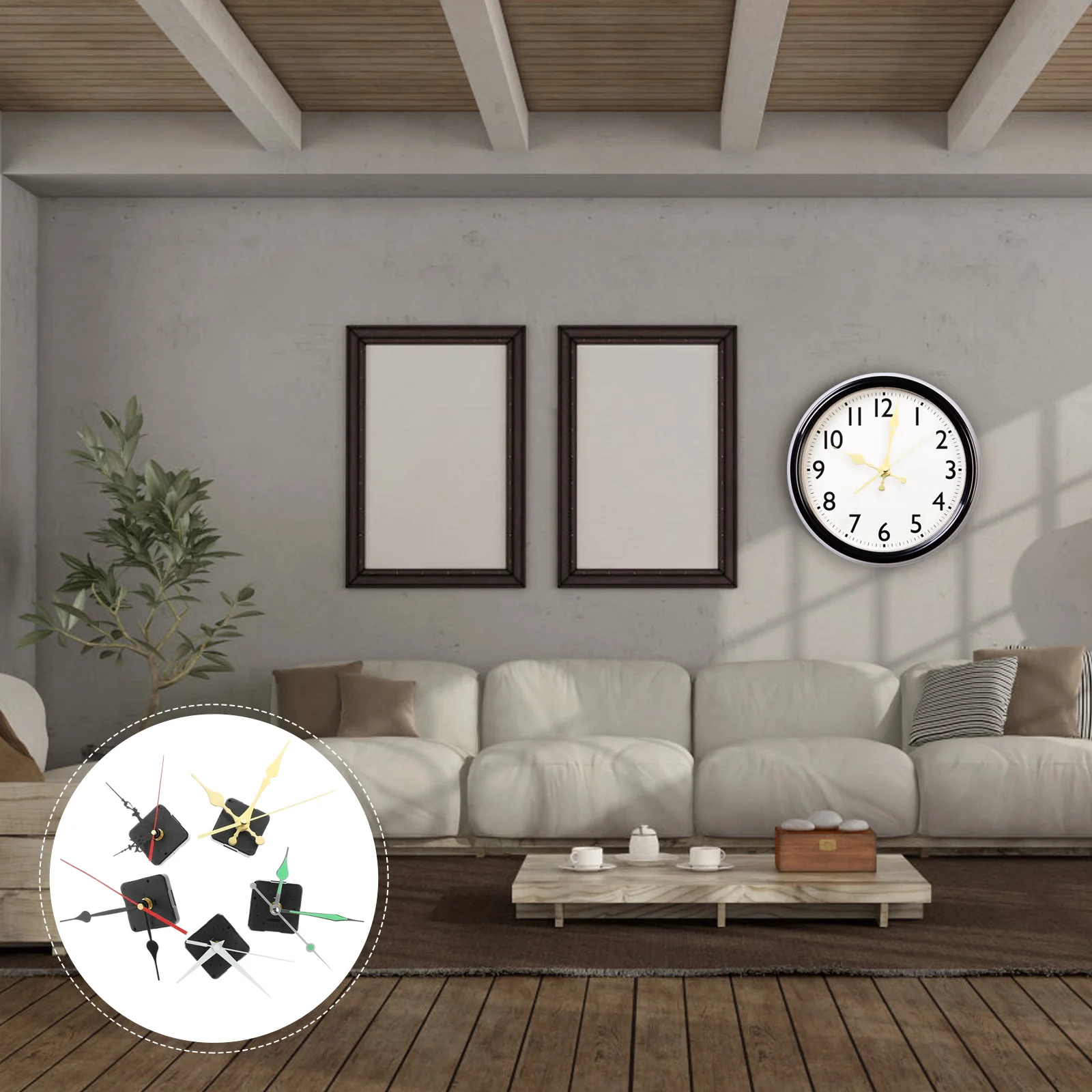 5 Sets Plastic Clock Movement Parts for Replacement Home Mechanism Wall Clock Repair Kits Premium Quality Durability
5 Sets Plastic Clock Movement Parts for Replacement Home Mechanism Wall Clock Repair Kits Premium Quality Durability
