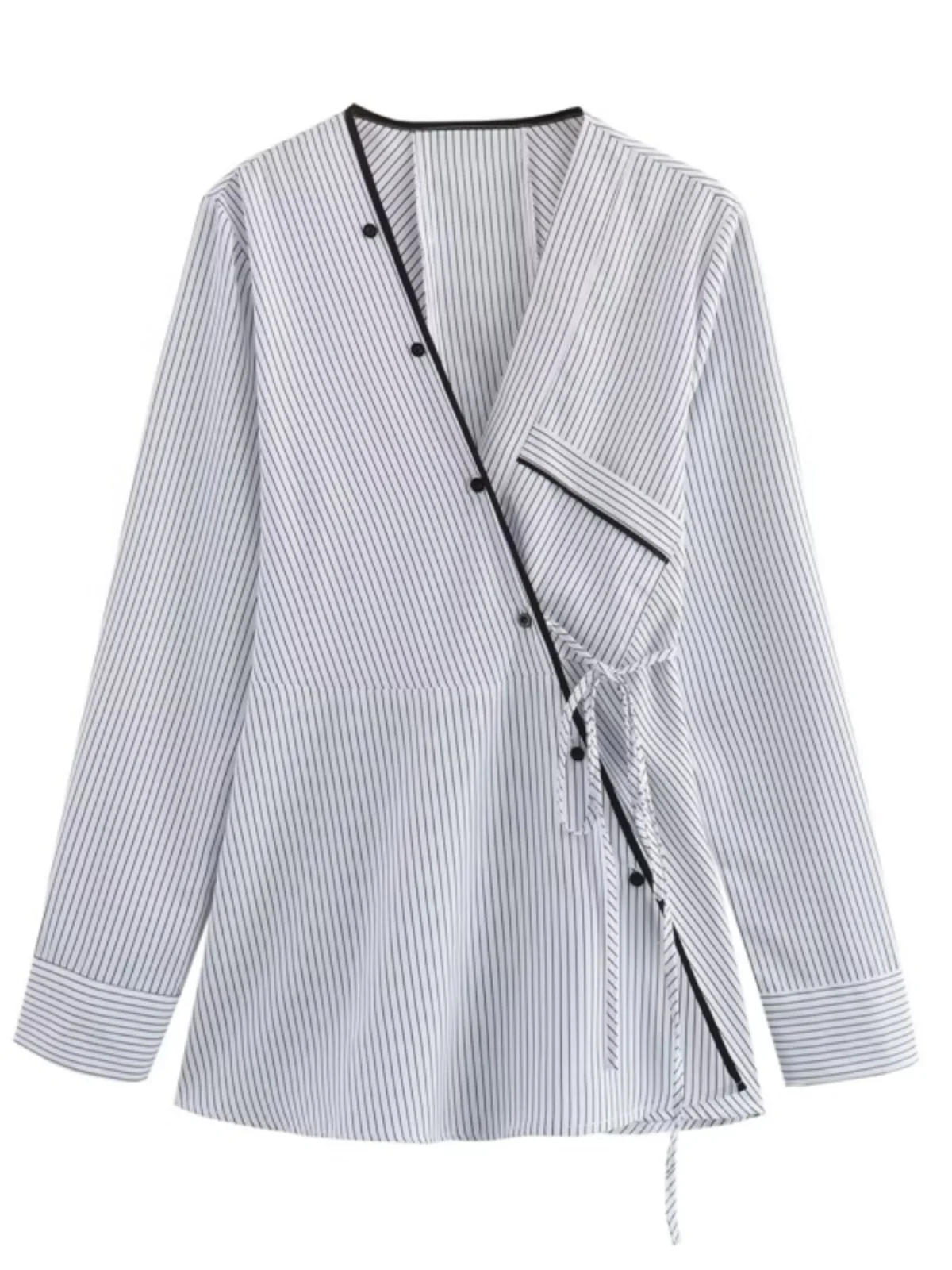 New Summer Asymmetric Long Sve Striped Kimono Sle irt Women's Outerwear Commute Sle 00% Other Material Cosition
New Summer Asymmetric Long Sve Striped Kimono Sle irt Women's Outerwear Commute Sle 00% Other Material Cosition