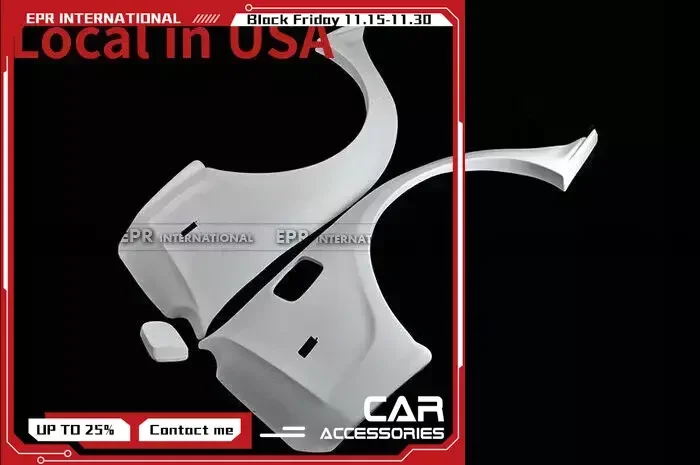 (Local in USA) For Toyota Supra 93-97 2pcs Rear Fender Mudguardsd Bodykits FRP Unpainted
(Local in USA) For Toyota Supra 93-97 2pcs Rear Fender Mudguardsd Bodykits FRP Unpainted