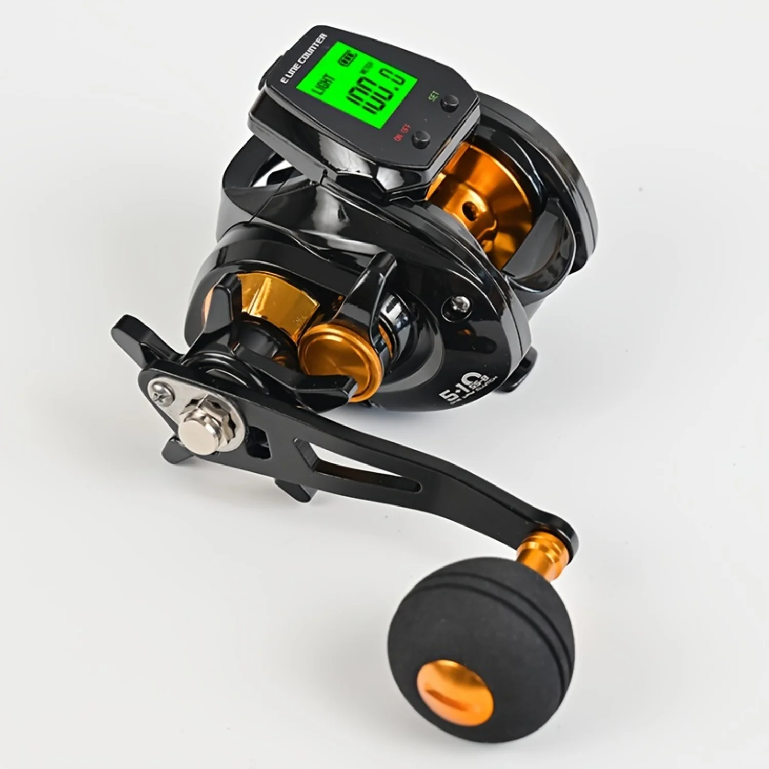 Professional Line Counter Baitcast Fishing Reels With Large Digital Display for Left-Handed Anglers
Professional Line Counter Baitcast Fishing Reels With Large Digital Display for Left-Handed Anglers