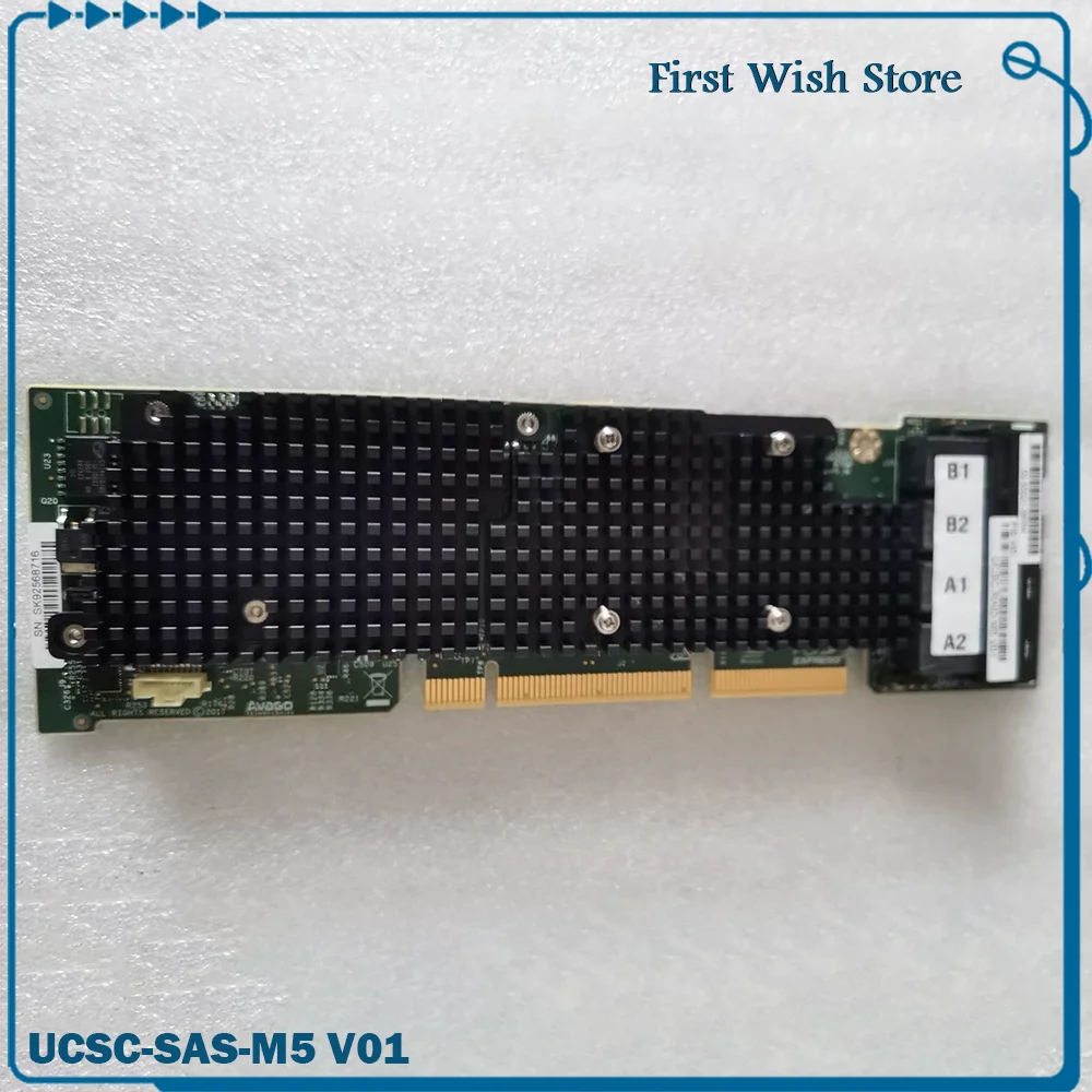 C240 M5 Server RAID Card UCSC-SAS-M5 V01 UCSC-RAID-M5
C240 M5 Server RAID Card UCSC-SAS-M5 V01 UCSC-RAID-M5