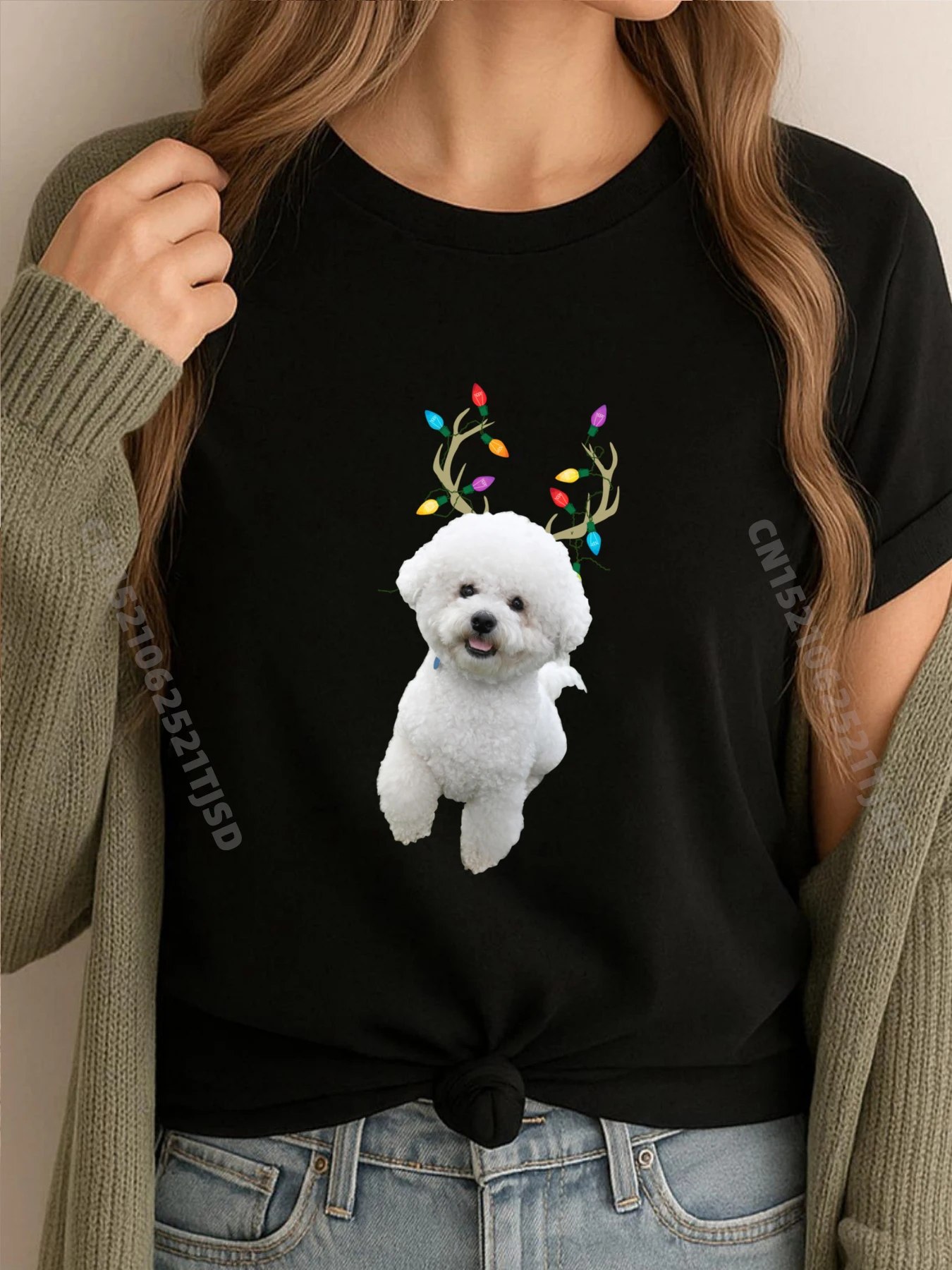 Bichon Frise Reindeer Christmas Dog Graphic T Shirts Woman Oversized Women White T Shirt Woman Tops & Tees
Bichon Frise Reindeer Christmas Dog Graphic T Shirts Woman Oversized Women White T Shirt Woman Tops & Tees
