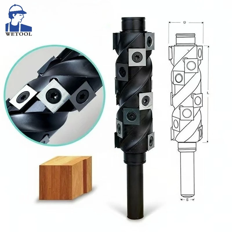 12mm 12.7mm Wood Flush Trimming Router Bit Cutting Diameter 65mm Insert Blades Milling Cutter for Woodworking Carbide End Mill
12mm 12.7mm Wood Flush Trimming Router Bit Cutting Diameter 65mm Insert Blades Milling Cutter for Woodworking Carbide End Mill