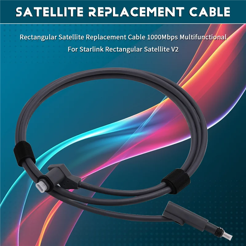 (Ограниченное предложение) Прямоугольный сменный спутниковый кабель 1000 Мбит/с для ремонта прямоугольного спутникового кабеля Starlink V2
(Ограниченное предложение) Прямоугольный сменный спутниковый кабель 1000 Мбит/с для ремонта прямоугольного спутникового кабеля Starlink V2
