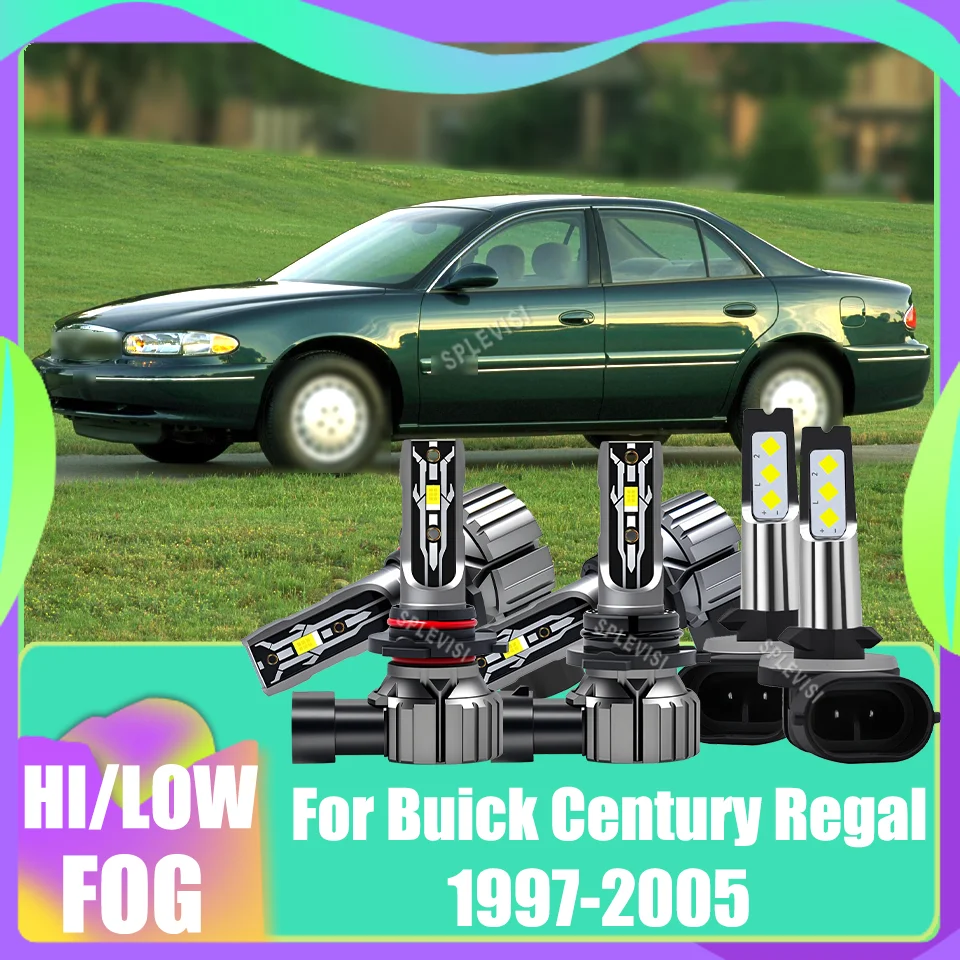High Performance LED Headlight and Fog Light Package Set For Buick Century Regal 1997 1998 1999 2000 2001 2002 2003 2004 2005
High Performance LED Headlight and Fog Light Package Set For Buick Century Regal 1997 1998 1999 2000 2001 2002 2003 2004 2005