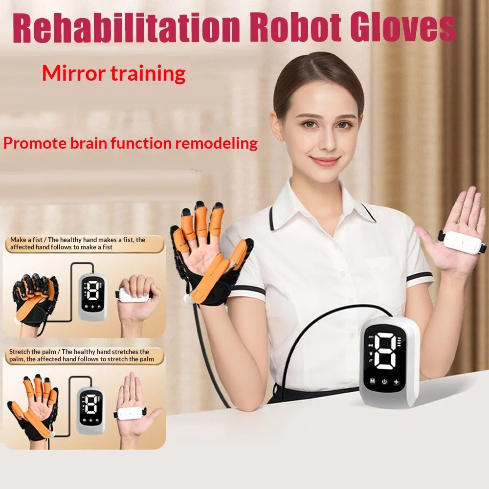 Left Or Right Hand Robotic Rehab Glove Finger Exerciser With Bracelet For Stroke Hemiplegia Recovery Training
Left Or Right Hand Robotic Rehab Glove Finger Exerciser With Bracelet For Stroke Hemiplegia Recovery Training