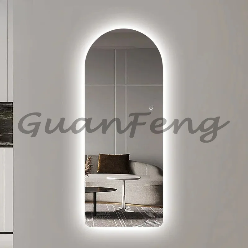 Arch makeup with lamp full body dressing mirror home creative wall bedroom
Arch makeup with lamp full body dressing mirror home creative wall bedroom