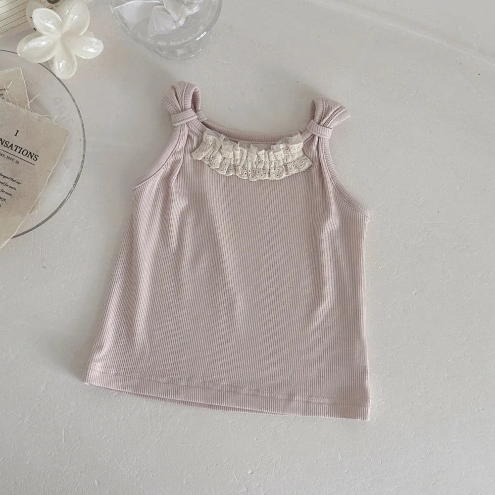 2026 Summer Baby Vest 6-24M Korean Girls Camisole Undershirt Sweet Lace Infant Sleeveless Tee Toddler Clothes
2026 Summer Baby Vest 6-24M Korean Girls Camisole Undershirt Sweet Lace Infant Sleeveless Tee Toddler Clothes