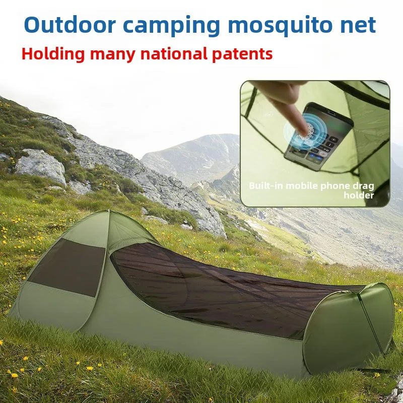 Anti-mosquito tent automatically open portable outdoor camping anti-mosquito moisture-proof tent sleeping bag supplies
Anti-mosquito tent automatically open portable outdoor camping anti-mosquito moisture-proof tent sleeping bag supplies