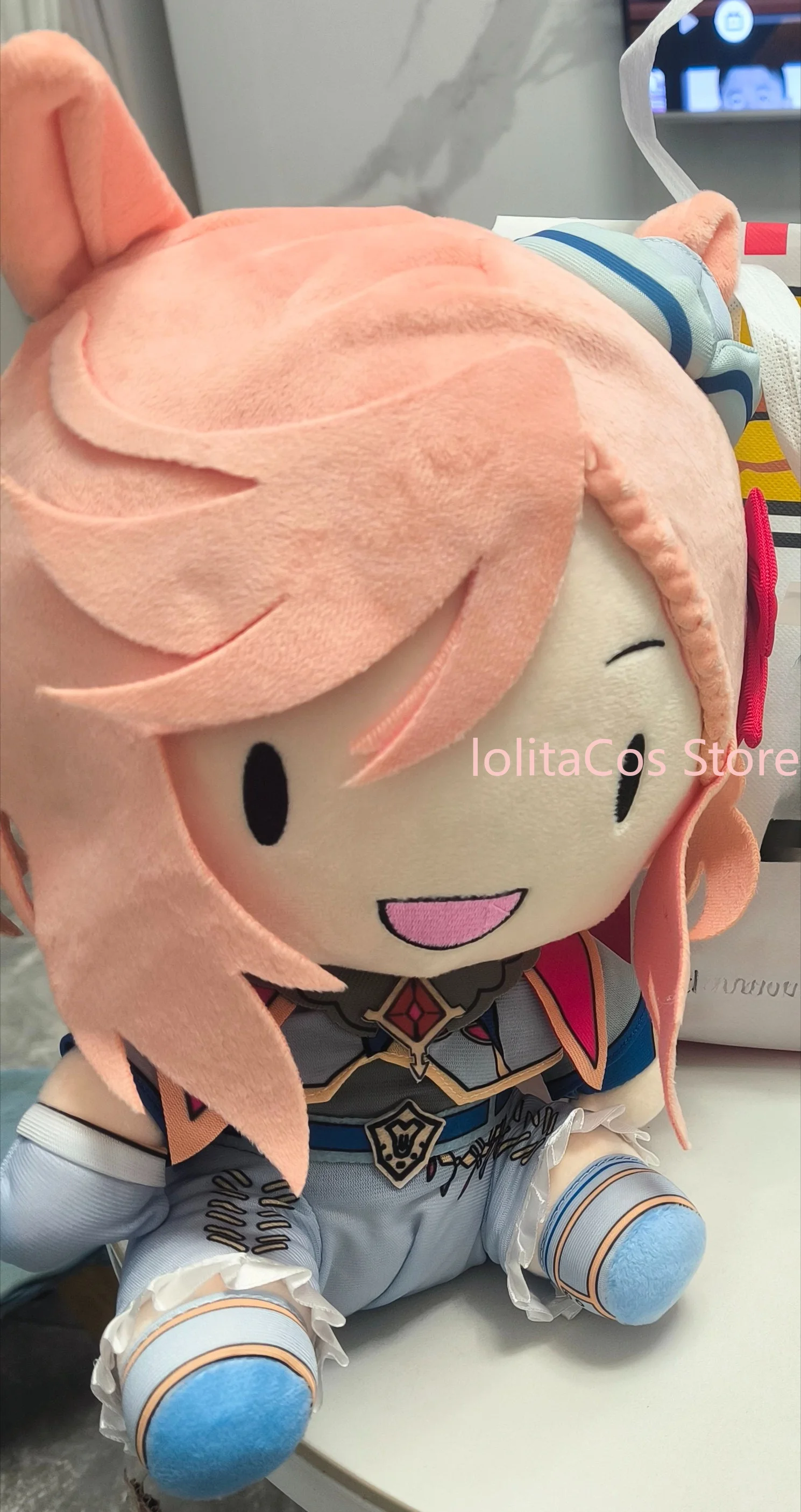 30cm Uma Musume Pretty Derby Venus Paques Kawaii Plush Doll Anime Stuffed Dress Up Toys Decor Cotton Figure Birthday Gift
30cm Uma Musume Pretty Derby Venus Paques Kawaii Plush Doll Anime Stuffed Dress Up Toys Decor Cotton Figure Birthday Gift