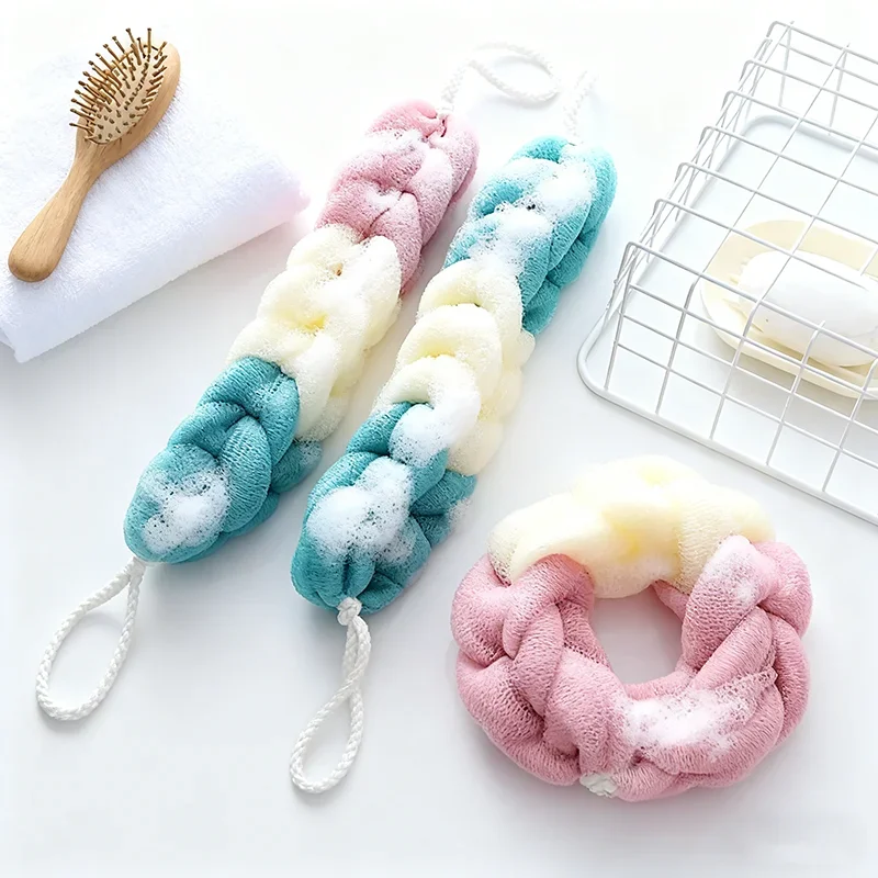 Mesh Foaming Sponge Bath Strips Colour Block Bath Balls Adult Back Body Rubbing Towel Mud Scrub
Mesh Foaming Sponge Bath Strips Colour Block Bath Balls Adult Back Body Rubbing Towel Mud Scrub