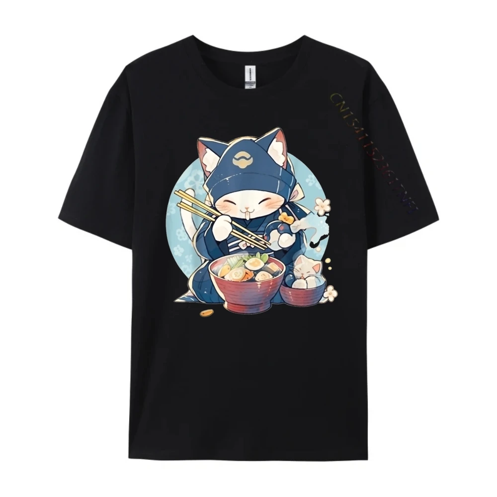 Japanese Art Ramen Cat Shinobi Ukiyo E Anime Style Bushi Cat Cotton Graphic Tees Breathable Camisas De Hombre T Shirt
Japanese Art Ramen Cat Shinobi Ukiyo E Anime Style Bushi Cat Cotton Graphic Tees Breathable Camisas De Hombre T Shirt