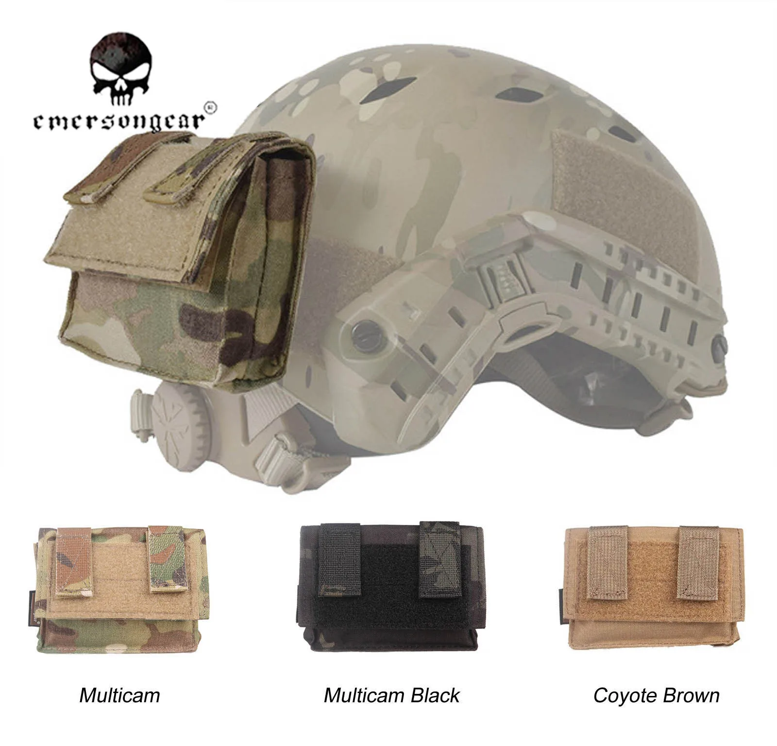 Чехол для шлема Emersongear с съемным карманом, аксессуар для шлема, универсальный карман для принадлежностей
Чехол для шлема Emersongear с съемным карманом, аксессуар для шлема, универсальный карман для принадлежностей