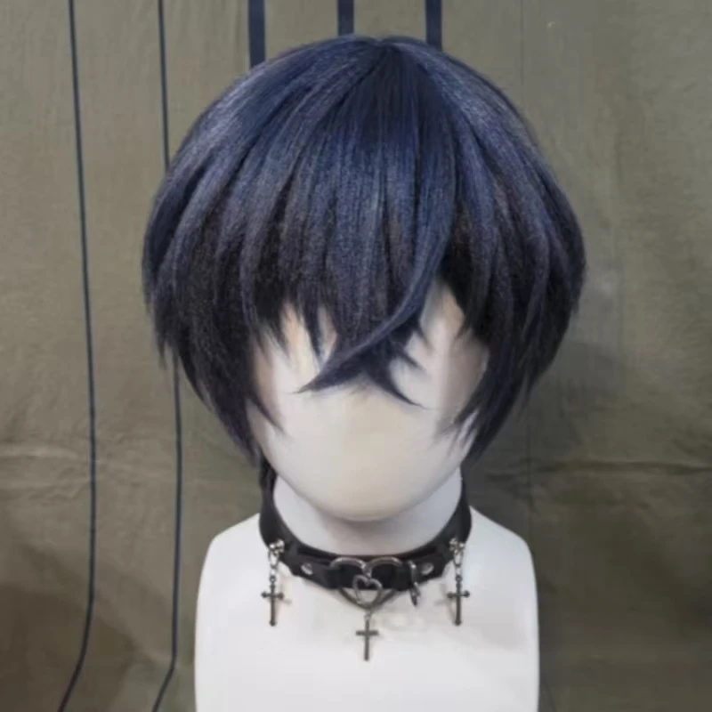 Anime Black Butler Ciel Phantomhive Cosplay Wig Blue-Gray Short Hair Heat Resistant Synthetic Fiber Wig Rose Net Halloween Wig
Anime Black Butler Ciel Phantomhive Cosplay Wig Blue-Gray Short Hair Heat Resistant Synthetic Fiber Wig Rose Net Halloween Wig