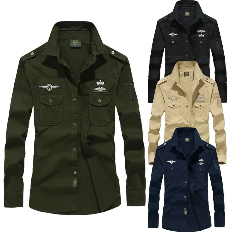 Casual Long Sleeve Outdoor Workwear Shirt Men's Spring Autumn New Style Large Size Leisure Shirt Male Fashion Square Collar
Casual Long Sleeve Outdoor Workwear Shirt Men's Spring Autumn New Style Large Size Leisure Shirt Male Fashion Square Collar