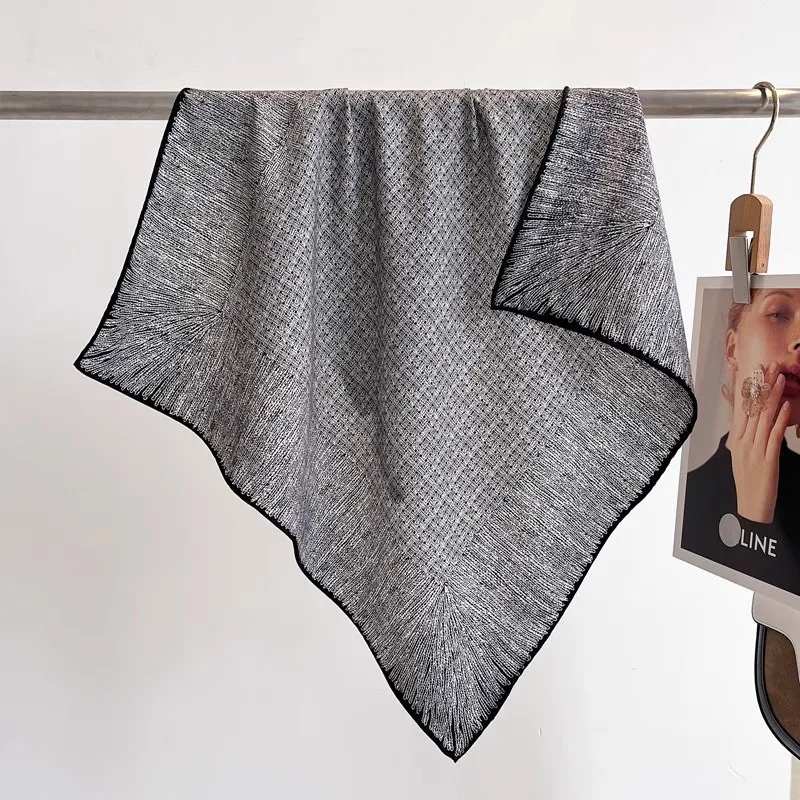 30% Silk 70% Wool Plaid Neck Scarf for Women Autumn Accessories Korean Fashion Silk Wool Elegant Womens Shawl Hijab
30% Silk 70% Wool Plaid Neck Scarf for Women Autumn Accessories Korean Fashion Silk Wool Elegant Womens Shawl Hijab