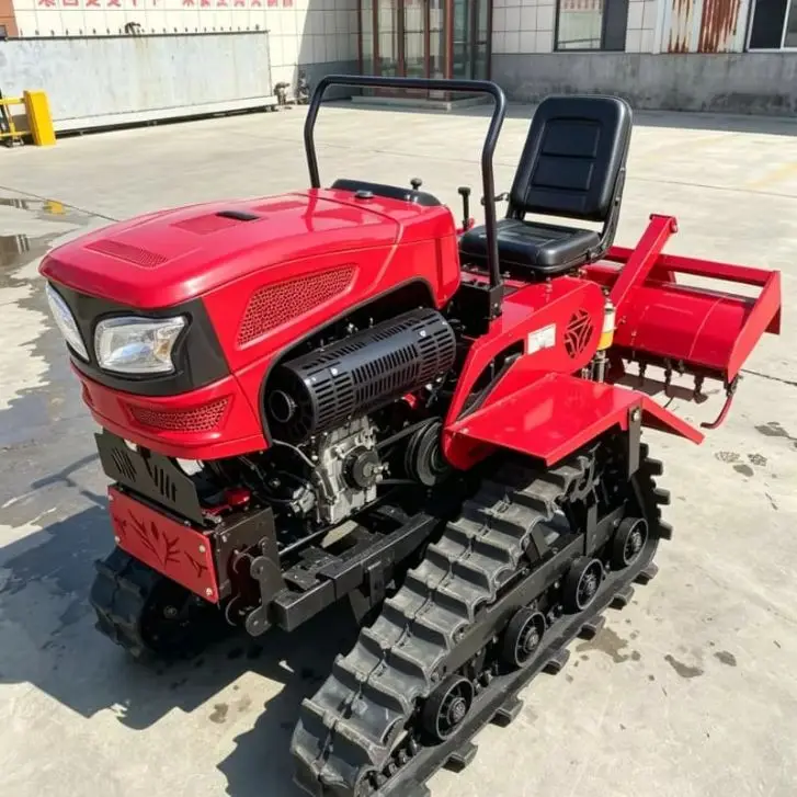 Customized crawler rotary tiller, rotary tillage tractor, new farm rotary tiller, land preparation ploughing machine
Customized crawler rotary tiller, rotary tillage tractor, new farm rotary tiller, land preparation ploughing machine