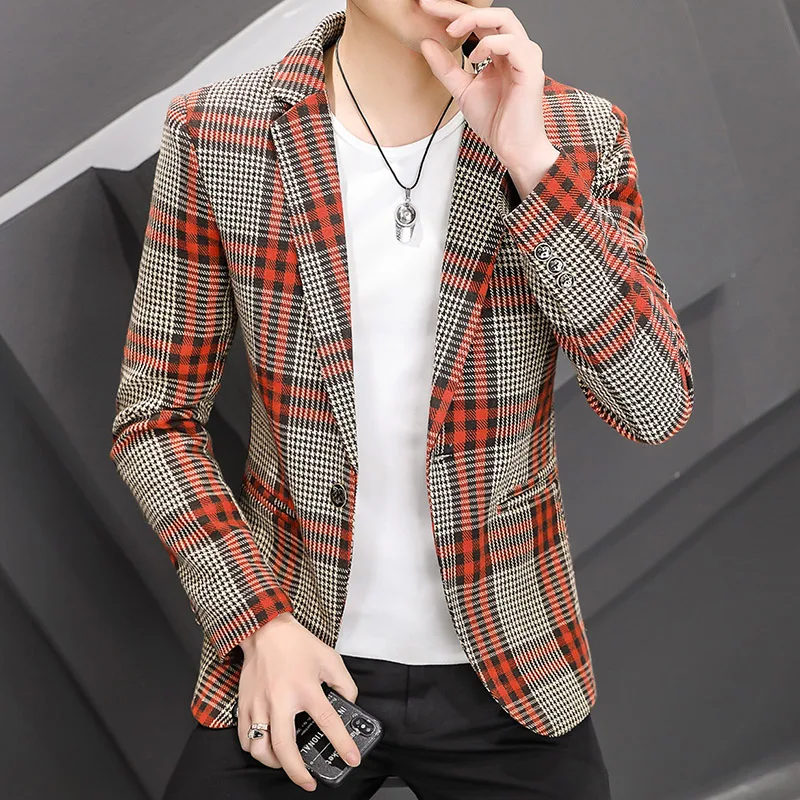 Men Blazers Spring New Hot High Quality Stripe Casual Slim Fit Suit Jacket Youth Fashion Male Clothing Suit Jacket Blazers
Men Blazers Spring New Hot High Quality Stripe Casual Slim Fit Suit Jacket Youth Fashion Male Clothing Suit Jacket Blazers