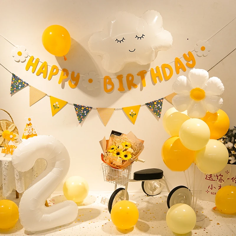 Birthday Party Balloon Kit for Kids, 1st Daisy, White Flower Garland Banner 1, 2, 3, 4, 5 Year Birthday Decor, Baby Shower Decor
Birthday Party Balloon Kit for Kids, 1st Daisy, White Flower Garland Banner 1, 2, 3, 4, 5 Year Birthday Decor, Baby Shower Decor