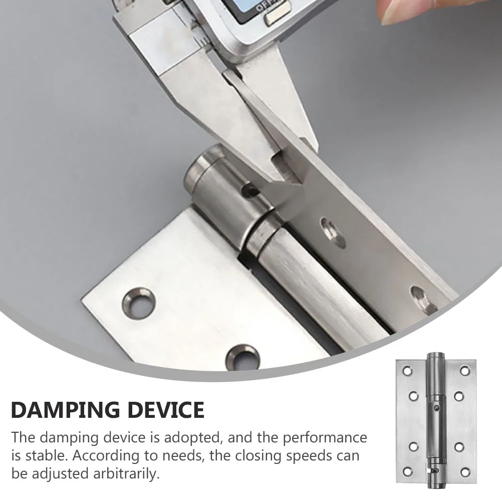 2Pcs Heavy Duty Door Hinges Stainless Steel Automatic Damping Device for Long Lasting Durability Self Closing Door Hinges
2Pcs Heavy Duty Door Hinges Stainless Steel Automatic Damping Device for Long Lasting Durability Self Closing Door Hinges