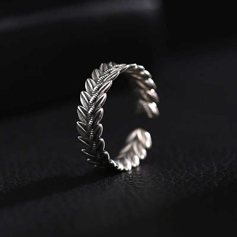 Argent 925 Silver Wheat Adjustable Ring Elegant Wedding Jewelry for Women Daily Party Gift
Argent 925 Silver Wheat Adjustable Ring Elegant Wedding Jewelry for Women Daily Party Gift