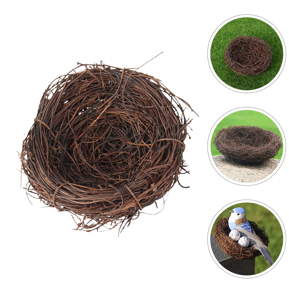 2pcs Realistic Rattan Bird Nests for DIY Crafts Artificial Woven Bird Nest Ornaments for Garden Home Party Wedding Easter
2pcs Realistic Rattan Bird Nests for DIY Crafts Artificial Woven Bird Nest Ornaments for Garden Home Party Wedding Easter