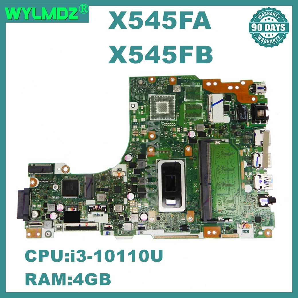 X545FB Mainboard For ASUS Vivobook X545F X545FJ X545FA X545FB Laptop Motherboard i3 i5 i7-10th Gen CPU 4GB/8GB-RAM
X545FB Mainboard For ASUS Vivobook X545F X545FJ X545FA X545FB Laptop Motherboard i3 i5 i7-10th Gen CPU 4GB/8GB-RAM