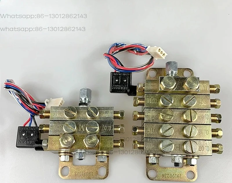 Plate Oil Dispenser Punch Press Progressive Butter Oil Circuit Dispenser/Valve XYX-5
Plate Oil Dispenser Punch Press Progressive Butter Oil Circuit Dispenser/Valve XYX-5