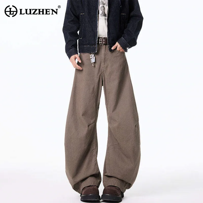 LUZHEN 2025 Fashion Handsome Casual Pants Men's Original Loose Solid Color Wide Leg Trousers High Quality Stylish Clothes JY3122
LUZHEN 2025 Fashion Handsome Casual Pants Men's Original Loose Solid Color Wide Leg Trousers High Quality Stylish Clothes JY3122