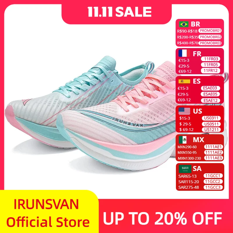 IRUNSVAN SHADOW WING 2.0 PRO Marathon на воздушной подушке, спортивные кроссовки для бега с карбоновой пластиной, легкие кроссовки
IRUNSVAN SHADOW WING 2.0 PRO Marathon на воздушной подушке, спортивные кроссовки для бега с карбоновой пластиной, легкие кроссовки