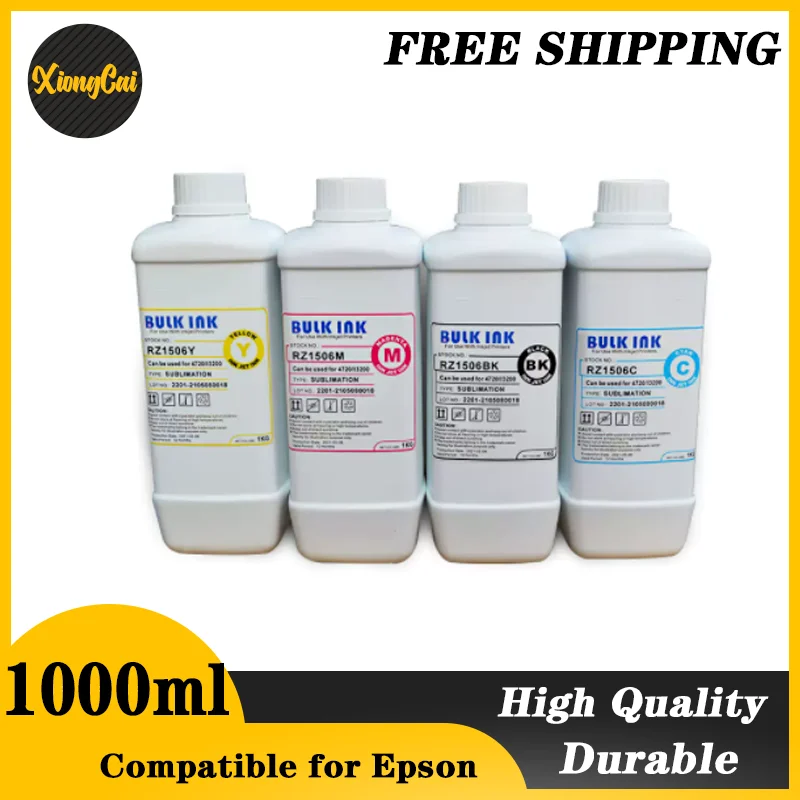 1000ml/Bottle Dye Sublimation Ink For Epson L364 L566 L800 L805 L1800 1390 1400 1500W Printer Ink Heat Transfer Hot Press Ink
1000ml/Bottle Dye Sublimation Ink For Epson L364 L566 L800 L805 L1800 1390 1400 1500W Printer Ink Heat Transfer Hot Press Ink