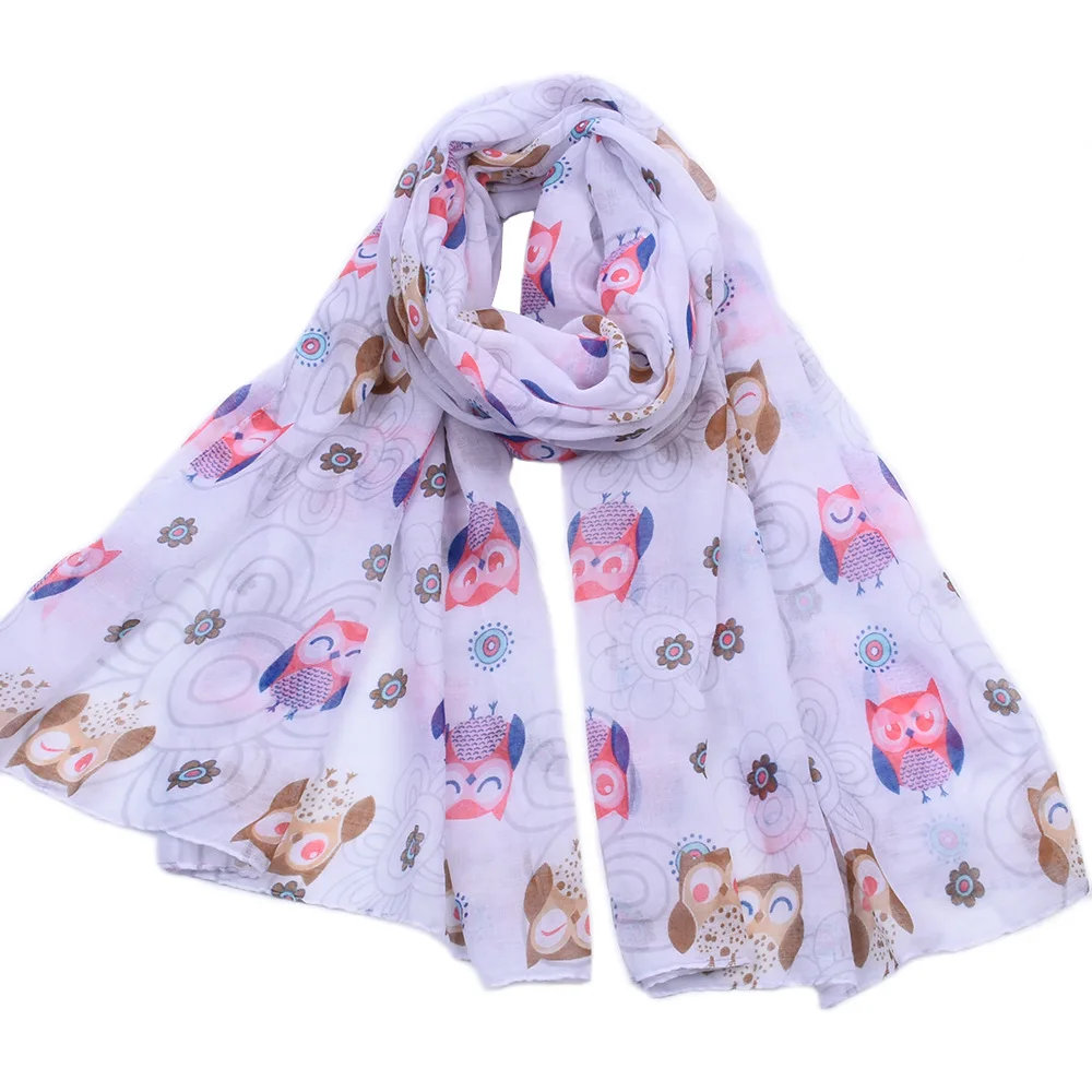 2017 New Fashion Cute Owl And Flower Print Scarf Shawls Animal Foulard Scarves Wrap Hijab 4 Color Free Shipping
2017 New Fashion Cute Owl And Flower Print Scarf Shawls Animal Foulard Scarves Wrap Hijab 4 Color Free Shipping
