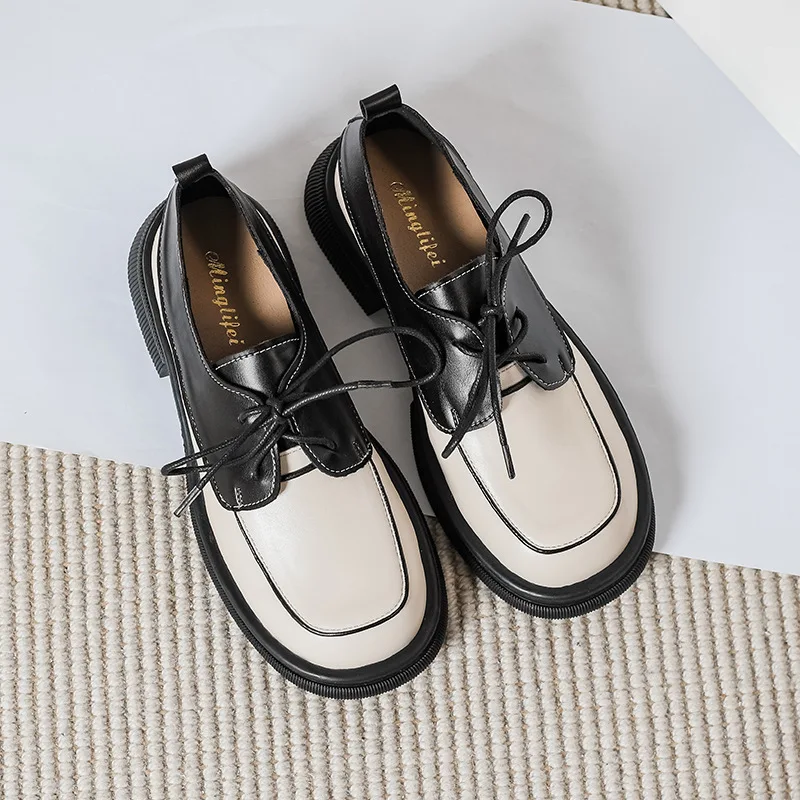 Thick Soled Loafers Women 2023 Spring All-match British Small Leather Shoes A Slip-on Single Shoes Large Size Women's Shoes
Thick Soled Loafers Women 2023 Spring All-match British Small Leather Shoes A Slip-on Single Shoes Large Size Women's Shoes