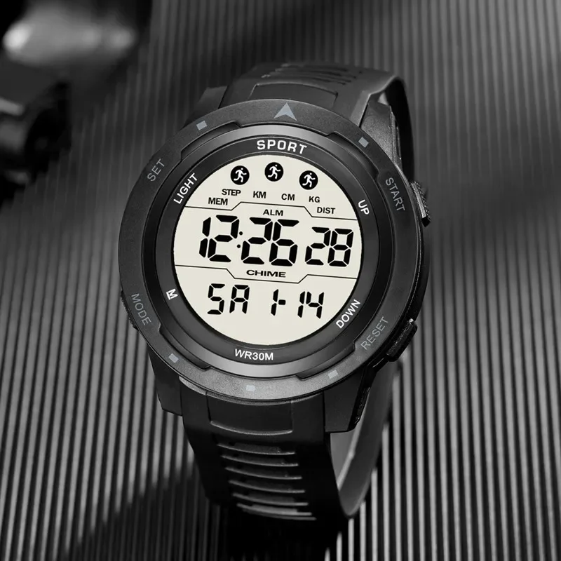 Outdoor Sport Digital Watch Men Sports Watches For men Running Stopwatch Military LED Electronic Clock Wrist Watches Men
Outdoor Sport Digital Watch Men Sports Watches For men Running Stopwatch Military LED Electronic Clock Wrist Watches Men