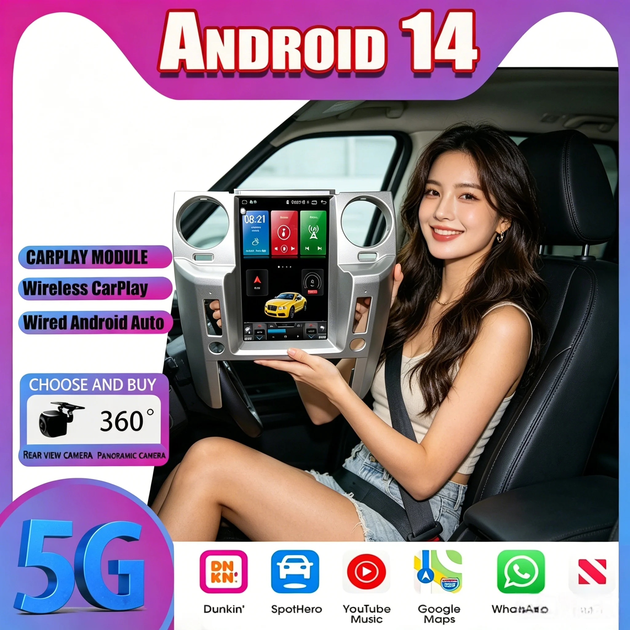 128G Android Car Radio For Land Rover Discovery 3 2004-2009 Touch Screen Stereo Multimedia Player GPS Navigation WiFi Head Unit
128G Android Car Radio For Land Rover Discovery 3 2004-2009 Touch Screen Stereo Multimedia Player GPS Navigation WiFi Head Unit