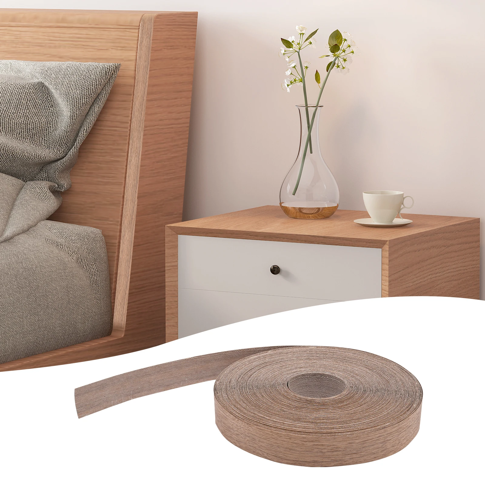 Pre-Glued Walnut Edge Banding, 3000"x2" Flexible Wood Veneer Trim for Furniture DIY (Iron-On Application)
Pre-Glued Walnut Edge Banding, 3000"x2" Flexible Wood Veneer Trim for Furniture DIY (Iron-On Application)