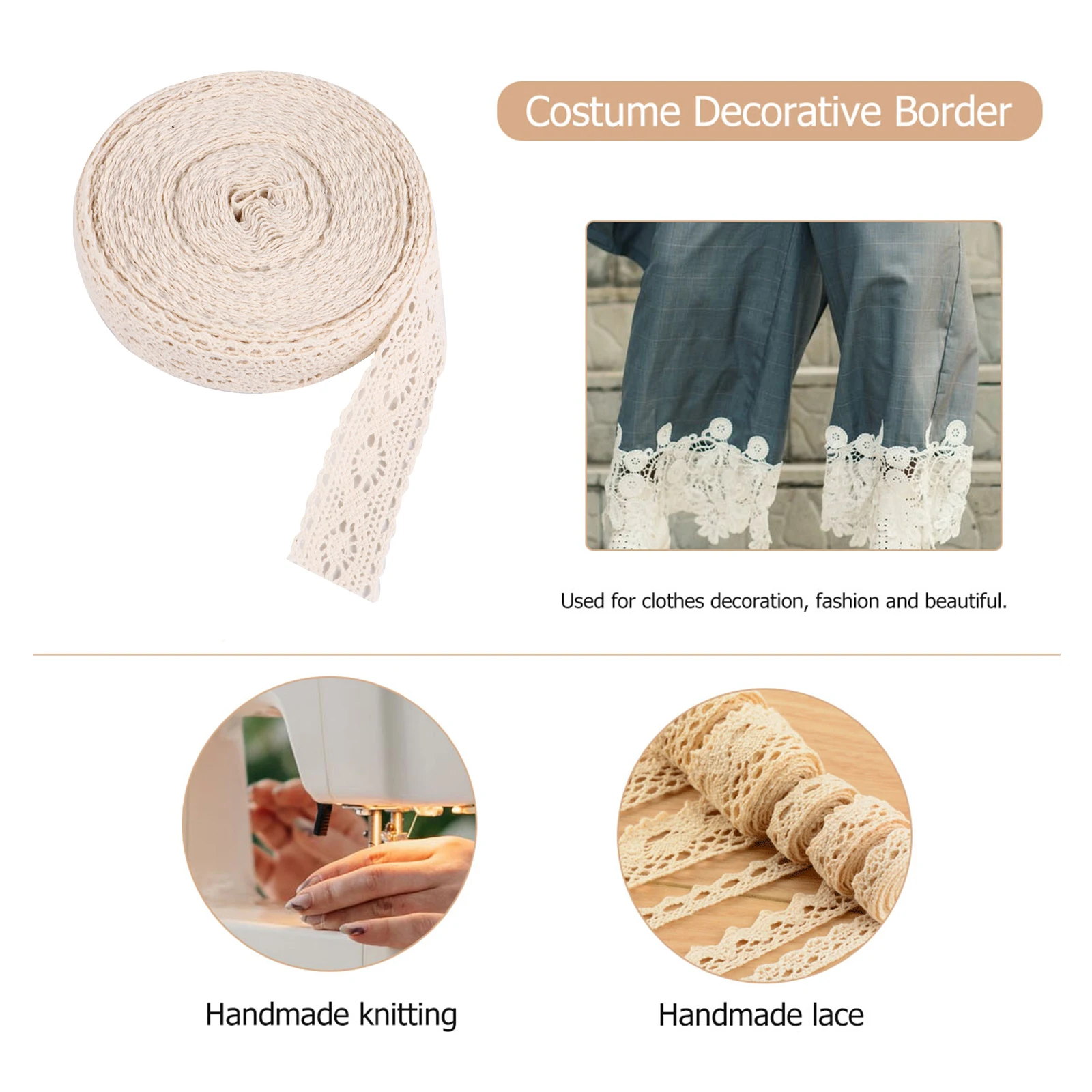 Sofa Cushion Lace Trim Decorative Cotton Ribbon Embroidery DIY Craft Gift Flower Pattern Home Textile Apparel Accessories Edge
Sofa Cushion Lace Trim Decorative Cotton Ribbon Embroidery DIY Craft Gift Flower Pattern Home Textile Apparel Accessories Edge