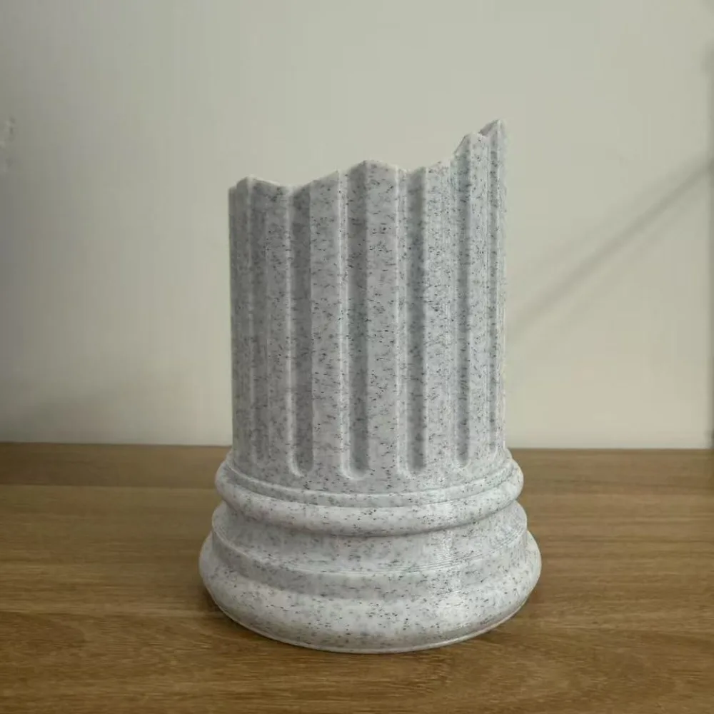 Ancient Greek Style Roman Pillar Pen Holder Stone Pillar Roman Column Pencil Holder Storage Box Irregular Desk Organizer
Ancient Greek Style Roman Pillar Pen Holder Stone Pillar Roman Column Pencil Holder Storage Box Irregular Desk Organizer