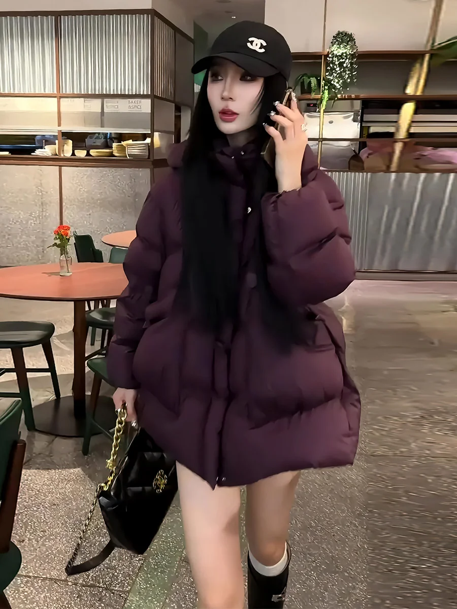 Women's Thiened White Du down Puffer Jaet Winter Coat Warm Hooded Casual Outerwear Sli Cold Proof Outerwear
Women's Thiened White Du down Puffer Jaet Winter Coat Warm Hooded Casual Outerwear Sli Cold Proof Outerwear