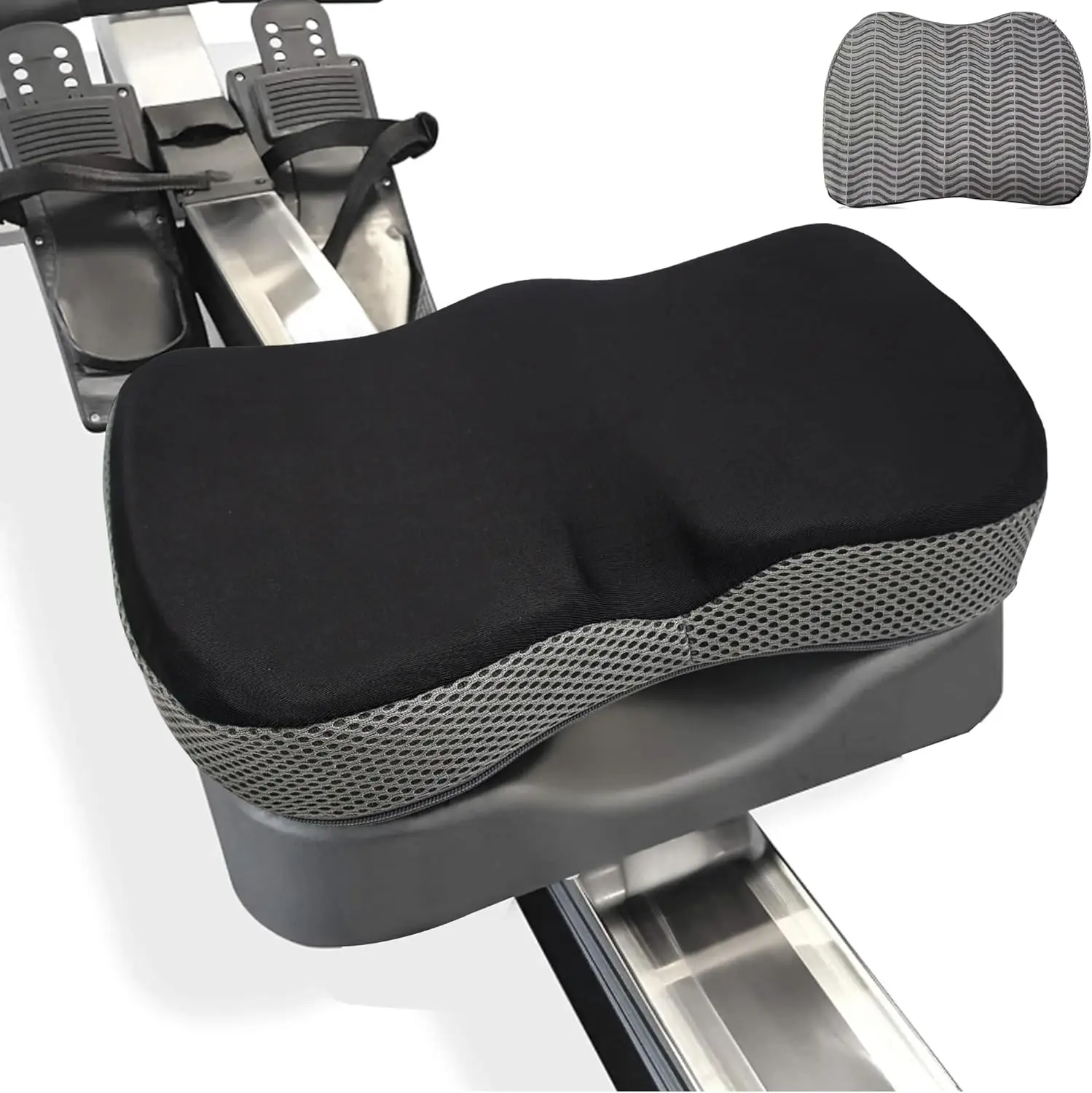 Rowing Machine Seat Cushion – Memory Foam Pad with Non-Slip Base & Washable Cover – Fits Most Indoor Rowers
Rowing Machine Seat Cushion – Memory Foam Pad with Non-Slip Base & Washable Cover – Fits Most Indoor Rowers