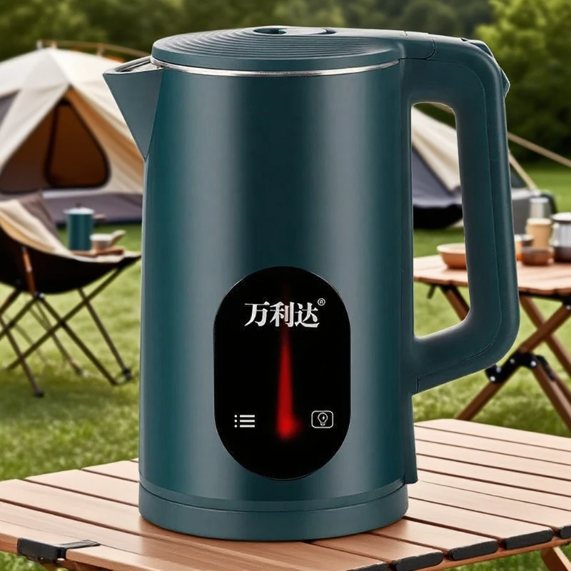 2.Portable Electric Kettle for Camping & Travel: Compact, Fast-Boil, Auto Shut-Off & Keep Warm. Safe Stainless Steel, Perfect !
2.Portable Electric Kettle for Camping & Travel: Compact, Fast-Boil, Auto Shut-Off & Keep Warm. Safe Stainless Steel, Perfect !