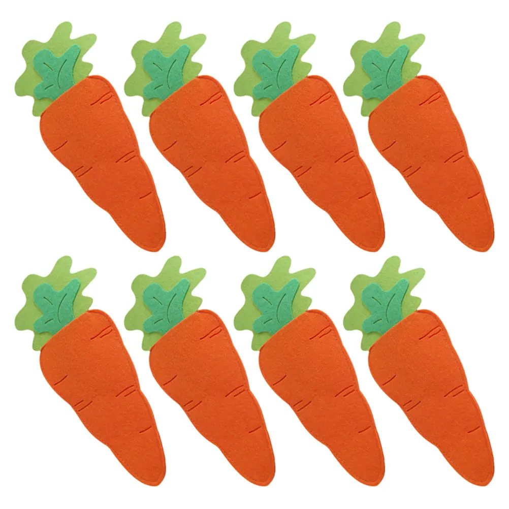 8 Pcs Carrot Cutlery Holders for Table Knife Fork Bag Soft Felt Easter Theme Utensil Pouch Storage ganizer Reusable
8 Pcs Carrot Cutlery Holders for Table Knife Fork Bag Soft Felt Easter Theme Utensil Pouch Storage ganizer Reusable