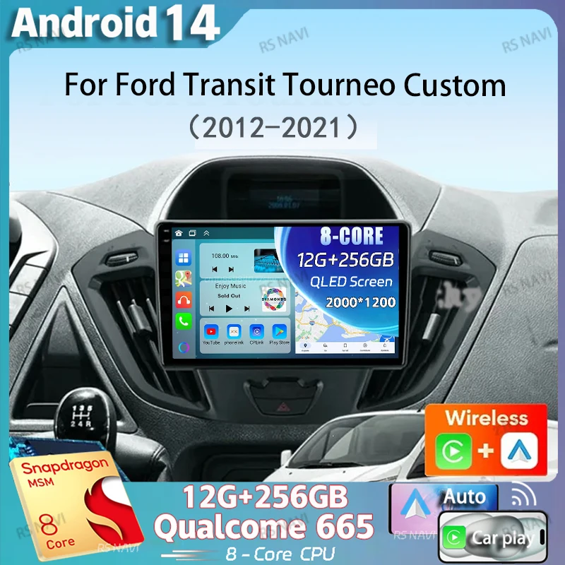 Android 14 Car Radio For Ford Transit Tourneo Custom 2012 - 2021 Navigation GPS Multimedia Player Stereo wifi+4G Carplay BT 2DIN
Android 14 Car Radio For Ford Transit Tourneo Custom 2012 - 2021 Navigation GPS Multimedia Player Stereo wifi+4G Carplay BT 2DIN