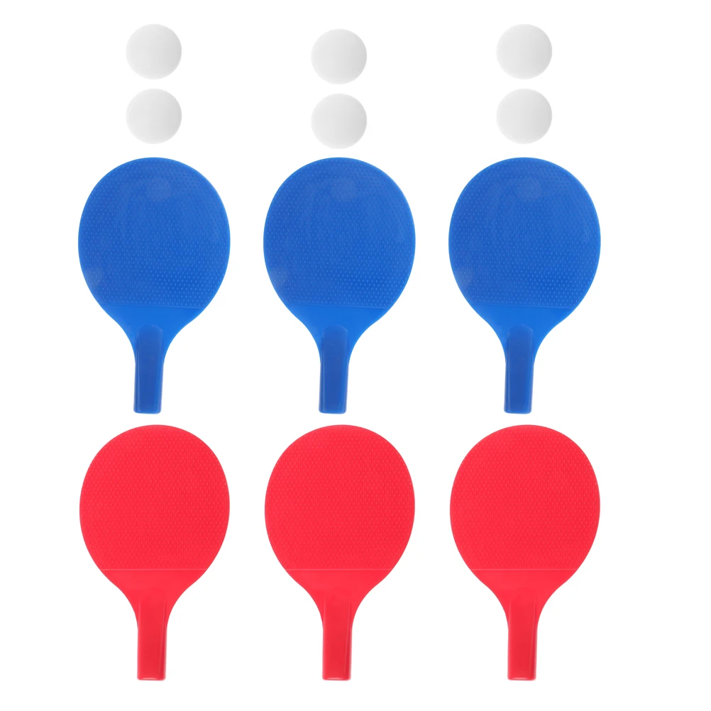 3 Sets Table Tennis Rackets Lightweight Kids Plastic Paddle Balls Practice Sports Equipment Childrens Fun Activity
3 Sets Table Tennis Rackets Lightweight Kids Plastic Paddle Balls Practice Sports Equipment Childrens Fun Activity