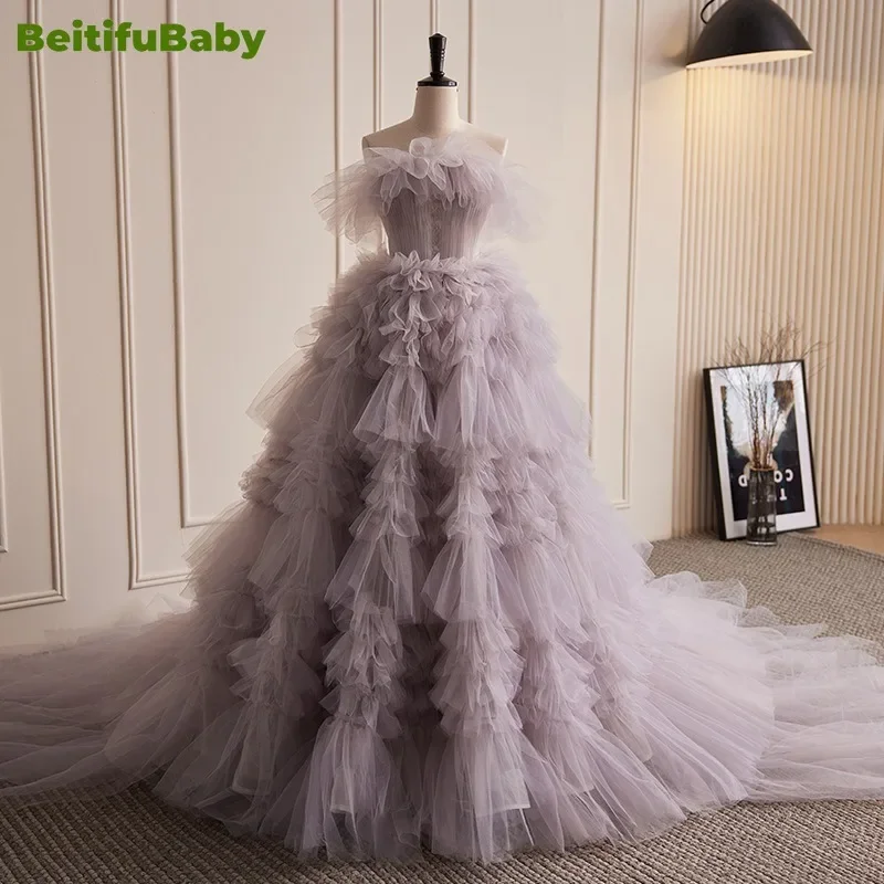 BeitifuBaby Wedding Party Dress for Women 2024 Banquet Cake Dubai Light Luxury Big Swing Skirt Lace-up Elegant Dresses Vestidos
BeitifuBaby Wedding Party Dress for Women 2024 Banquet Cake Dubai Light Luxury Big Swing Skirt Lace-up Elegant Dresses Vestidos