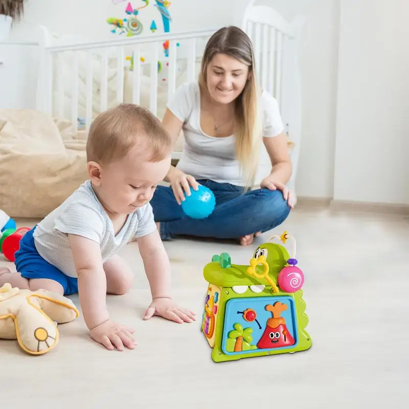 Play Cube Activity Center Multi-functional Sensory Toy Musical Instruments Shape Sorter Travel Toy Educational Learning Toys
Play Cube Activity Center Multi-functional Sensory Toy Musical Instruments Shape Sorter Travel Toy Educational Learning Toys