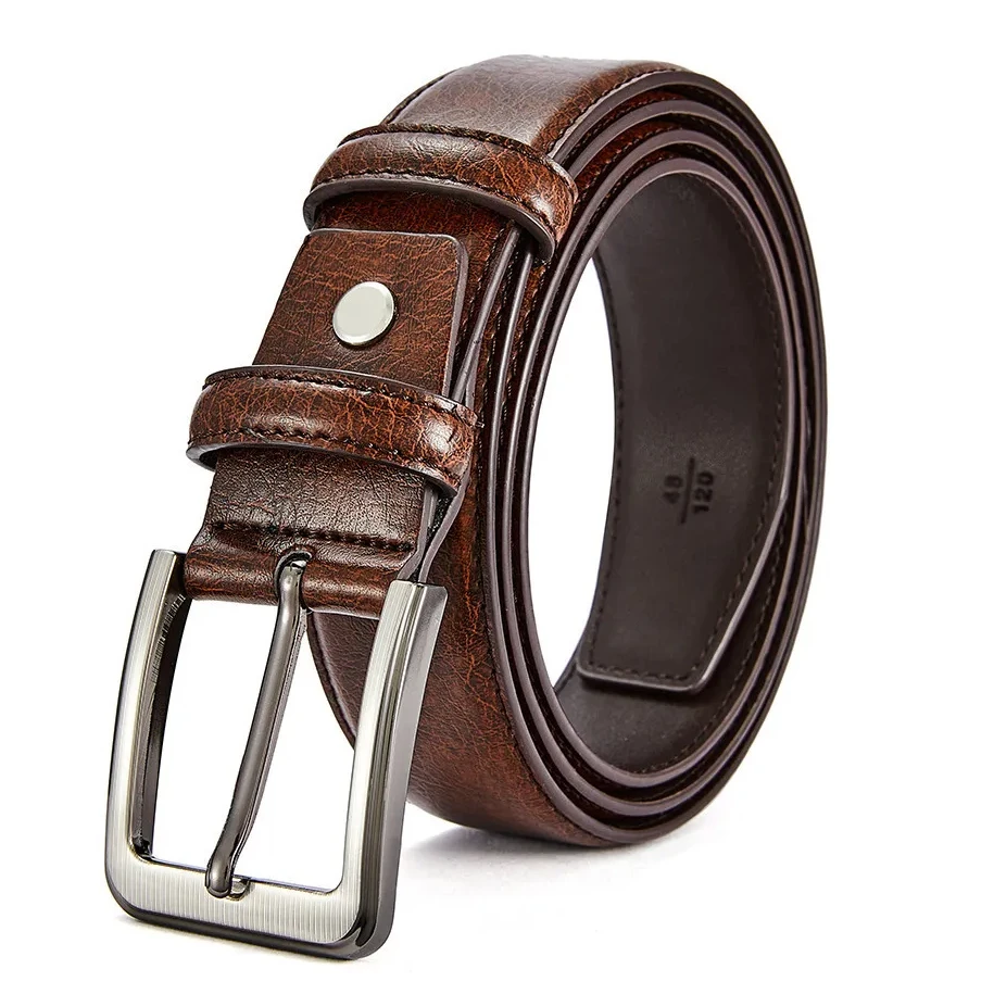 Genuine Leather Belt For Men High Quality Pin Buckle Jeans Cowskin Casual Belts Business Cowboy Waistband Strap Best Gift
Genuine Leather Belt For Men High Quality Pin Buckle Jeans Cowskin Casual Belts Business Cowboy Waistband Strap Best Gift